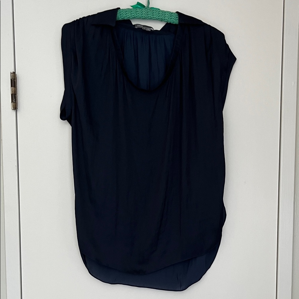 Vince Black Women's Blouse
